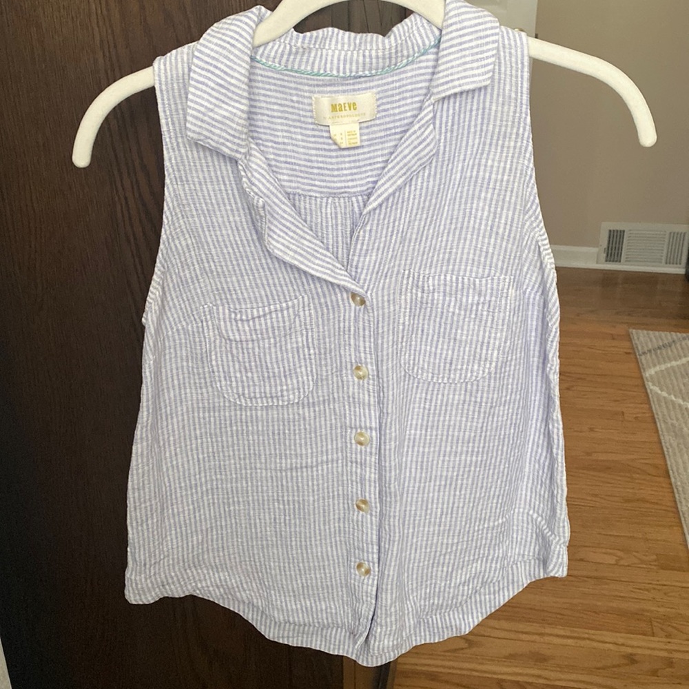 Anthropologie striped tank top